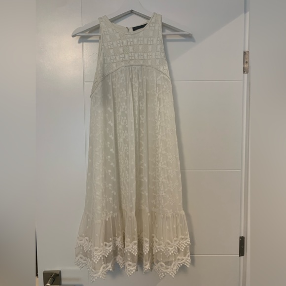 Zara sweet white midi dress - Picture 1 of 4